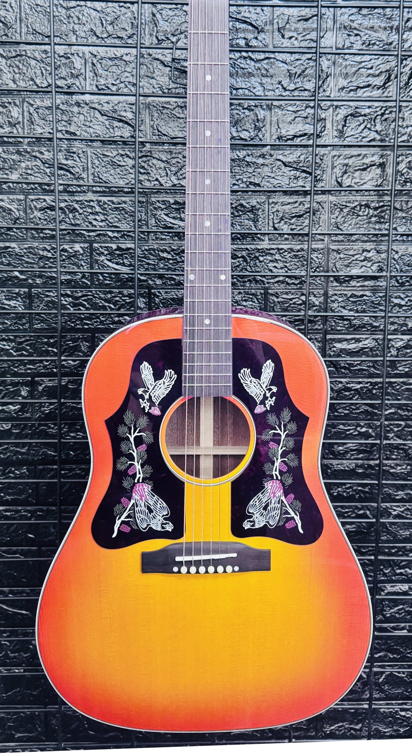 ALL SOLID WOOD J45 Cherry Sunburst
